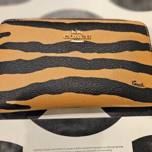 Coach Tiger Print Wallet